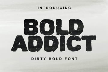 Bold Letter Font Bold Addict