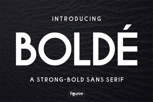 Bold Type Font Boldie