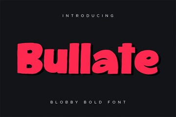Bullate Bold Font