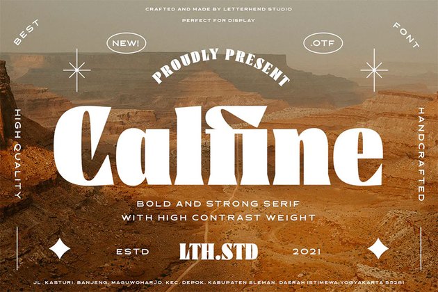 Calfine Cool Bold Fonts