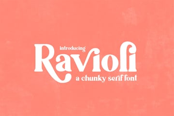 Ravioli Big Bold Fonts