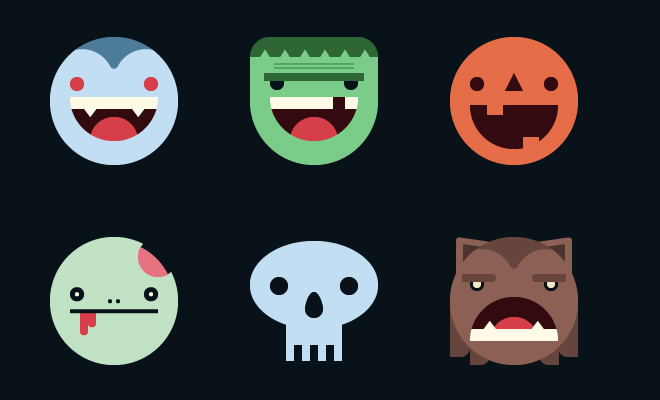 halloween mask icon smilies