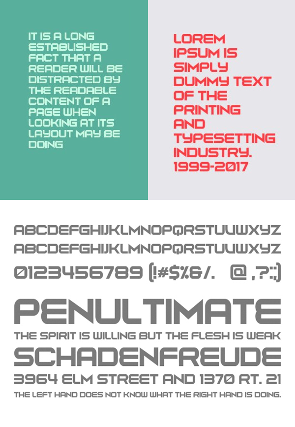 Energia Font Letters