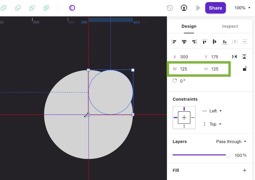 draw small circle