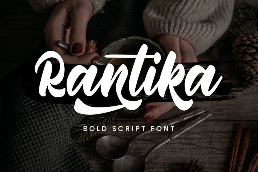 Rantika - Bold Script