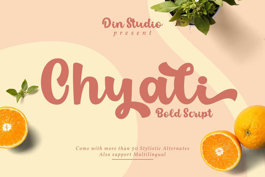 Chyali - Bold Script Font