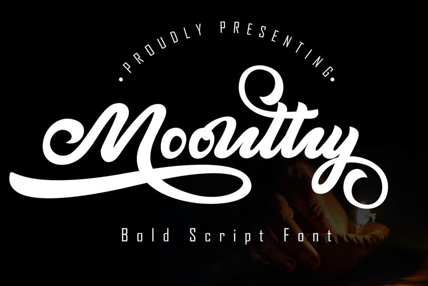 Moonthy Bold Script