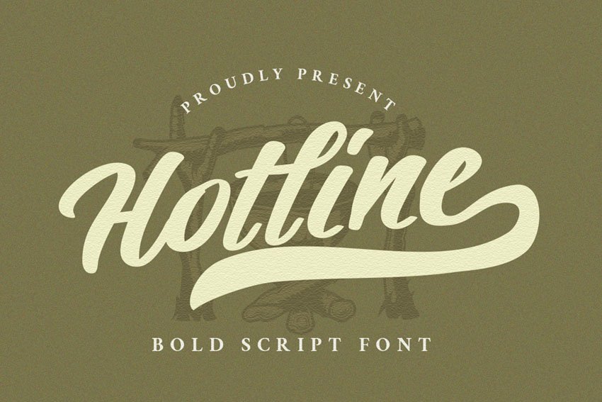 Hotline Modern Vintage Font