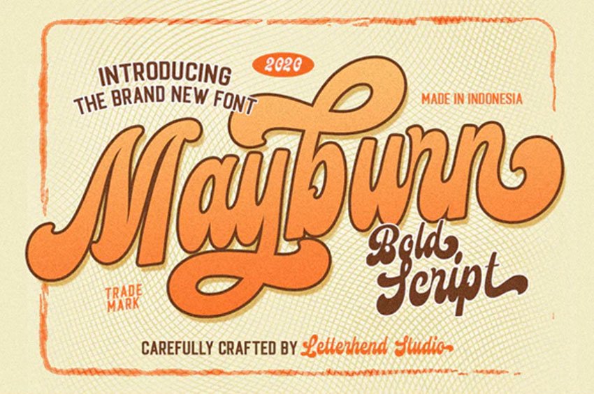 Mayburn - Bold Script