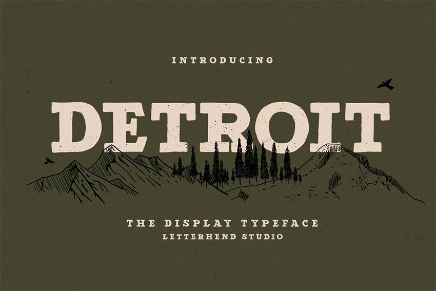 Detroit Cool Bold Fonts