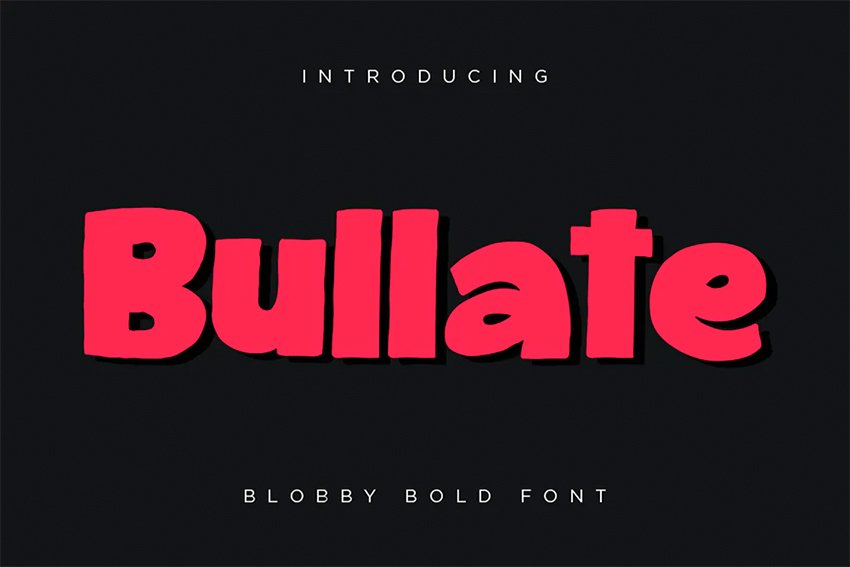 Bullate Bold Font