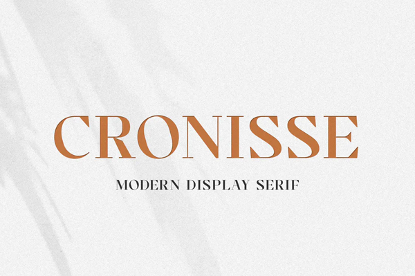 Cronisse Modern Display Serif Font