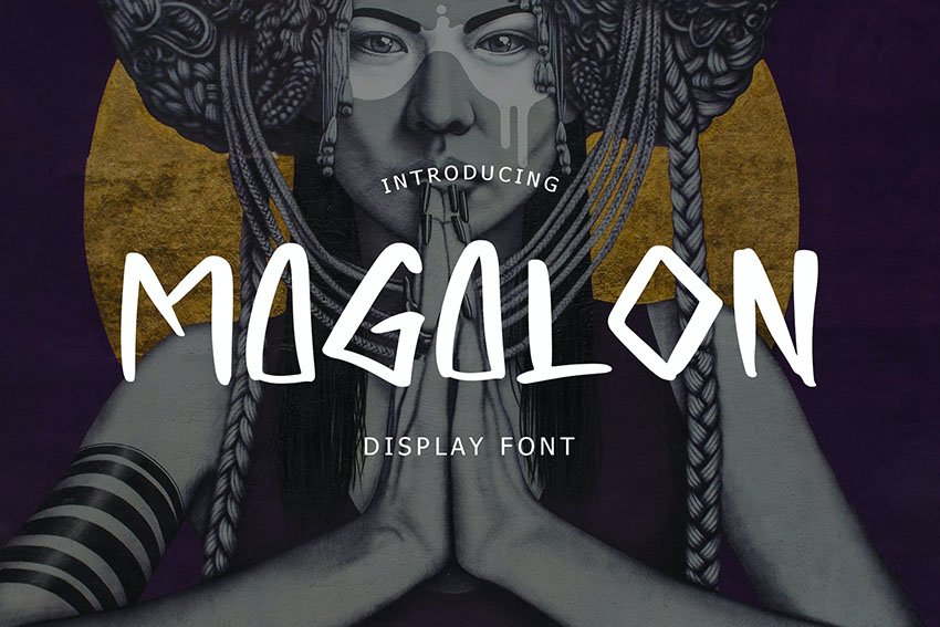 Magalon Unique Display Font