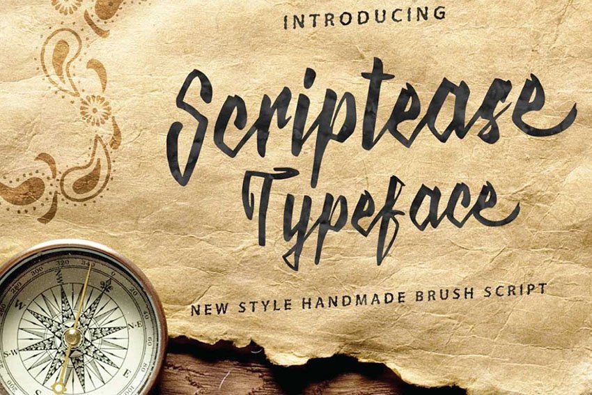 Scriptease Typeface