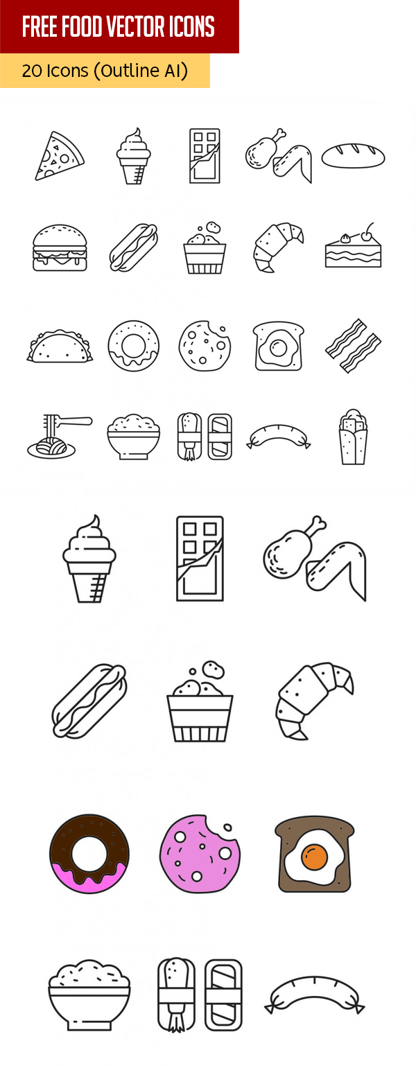 Food Vector Icons