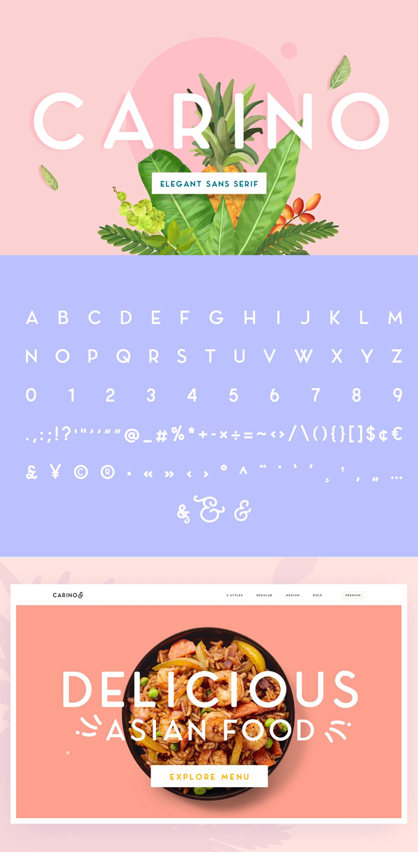 Carino - A Modern Elegant Typeface