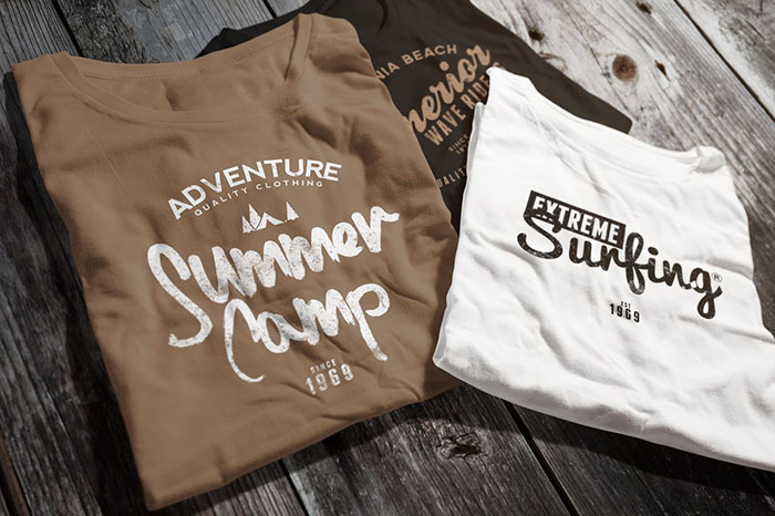 summer website themes shirt logo