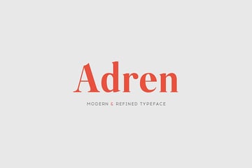 15 fonts like Georgia Adren web font