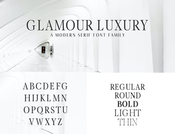 glamour luxury web font alternative to georgia 