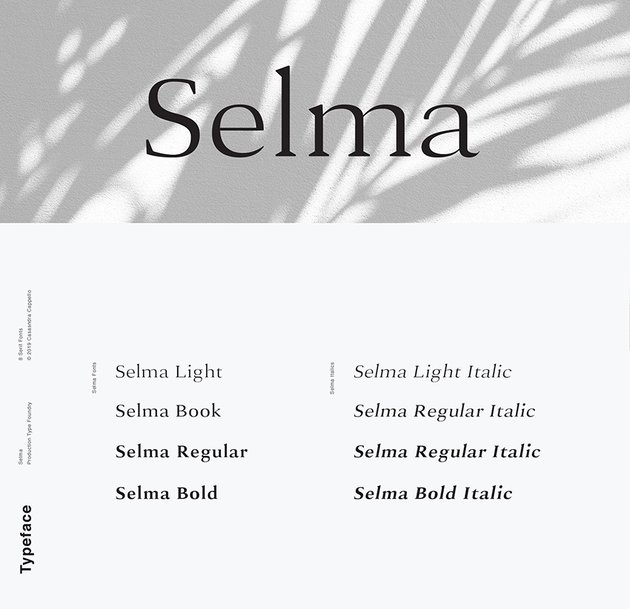 selma classy typeface similar to Georgia alternative