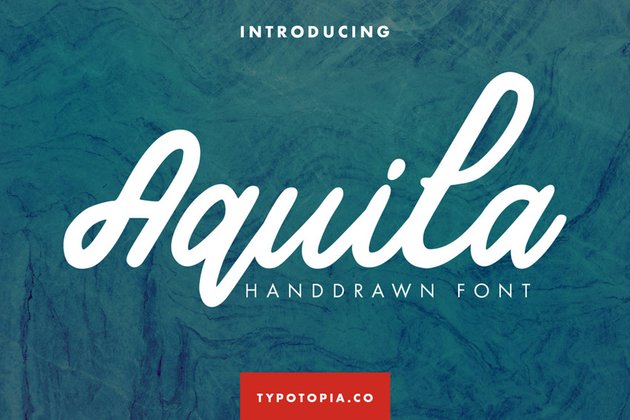Aquila Handdrawn Script Font