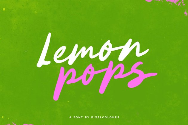 Lemon Pops Font