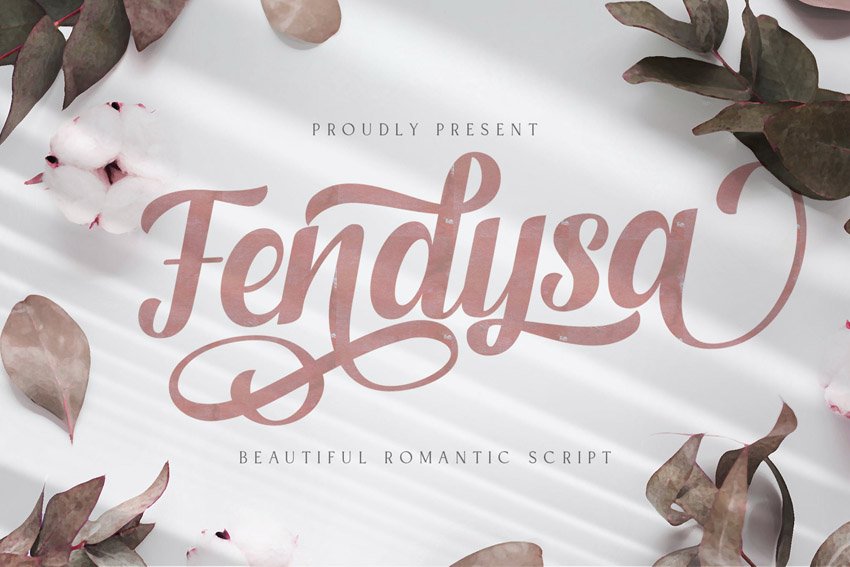 Fendysa - Calligraphy Font