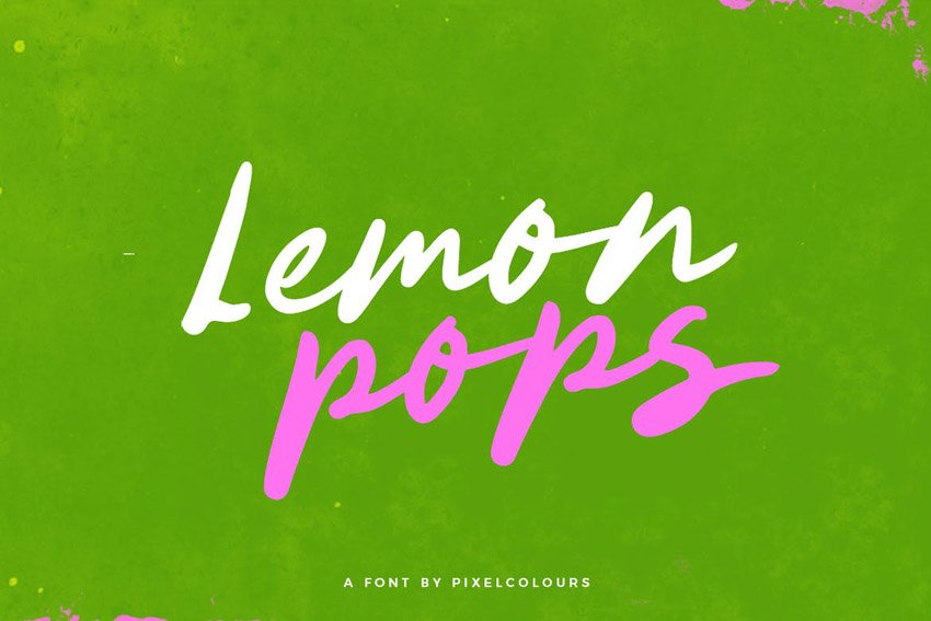 Lemon Pops Font