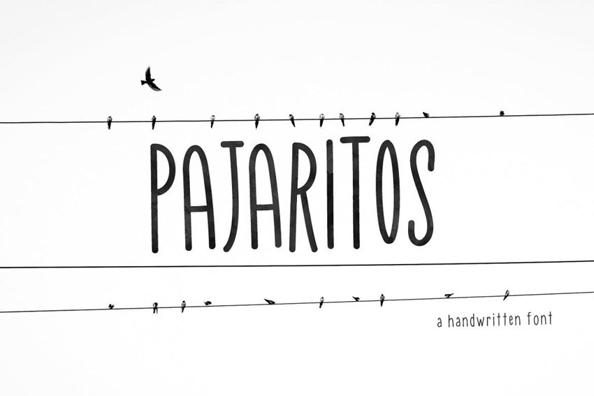 Pajaritos Handwritten Font