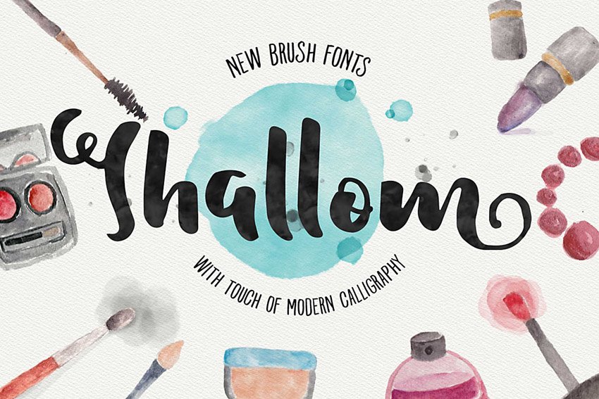 Shallom Brush Font