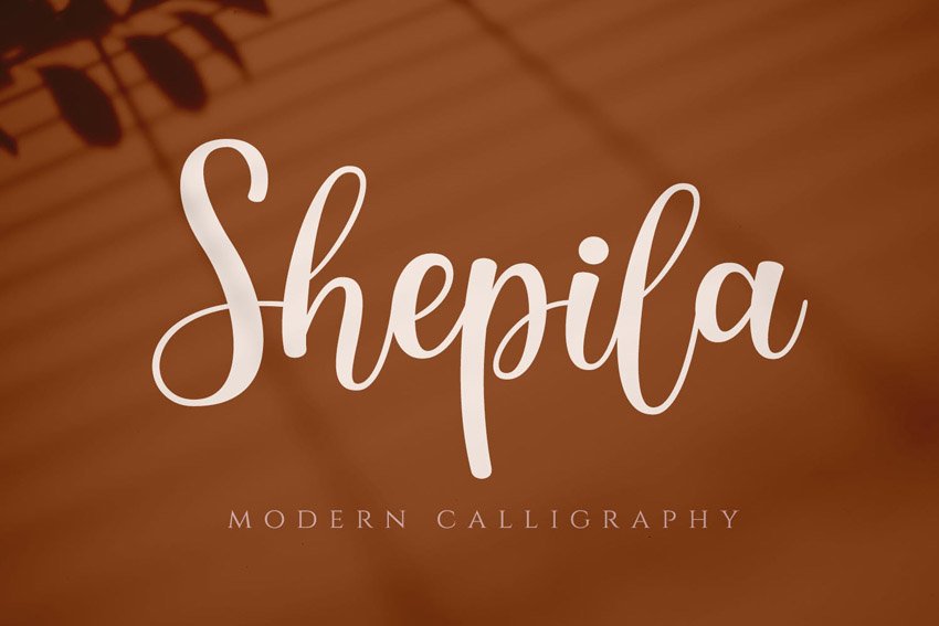 Shepila - Pretty Script Font
