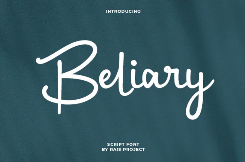 Beliary Handwriting Font