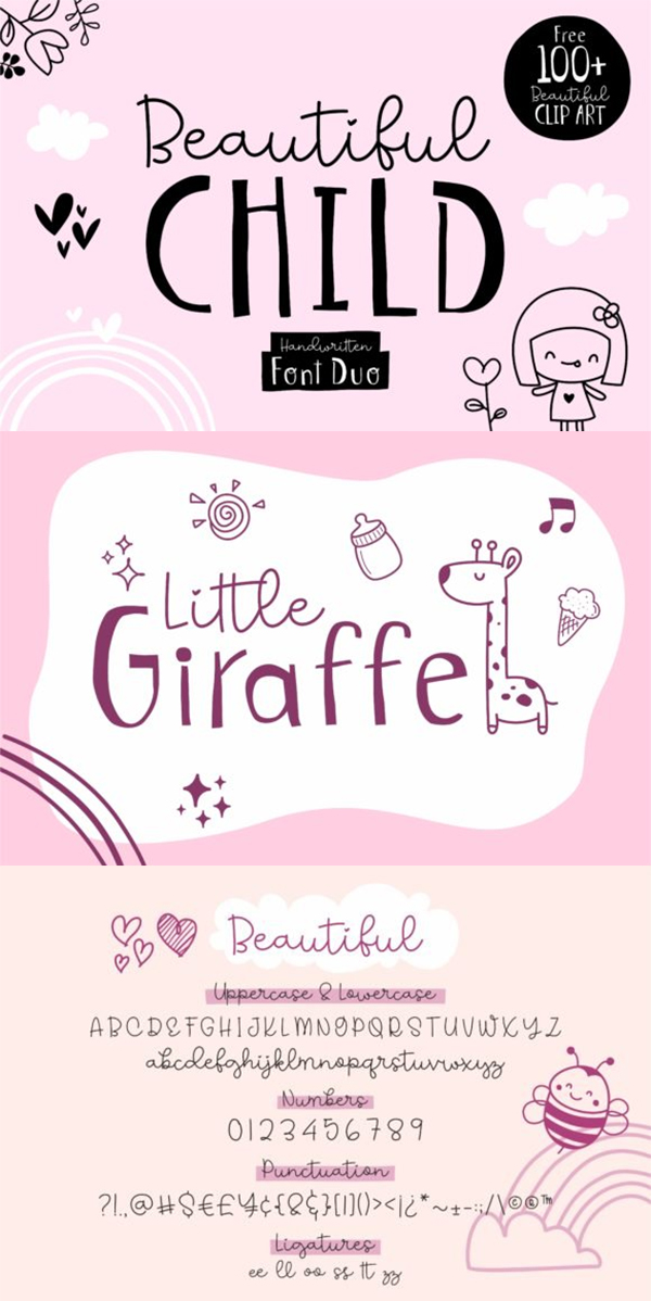 Beautiful Child Font