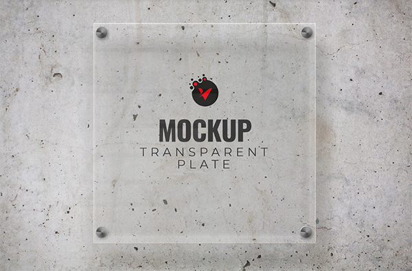 Mockup Transparent Plate