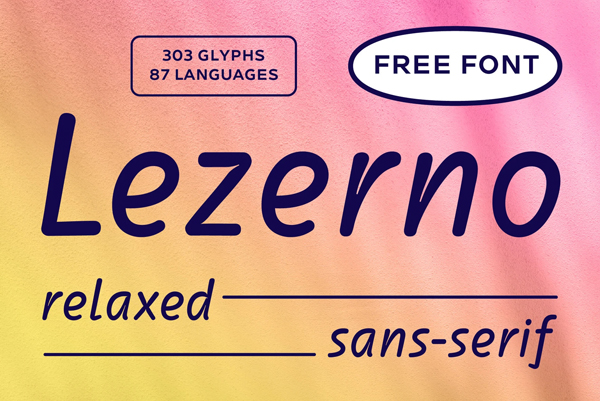 Lezerno Free Font