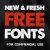 Fresh Free Fonts (16 New Fonts For Designers)