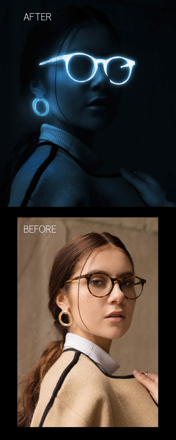 Create Moody Dark Blue Color Grading Effect in Photoshop + FREE Photoshop Action