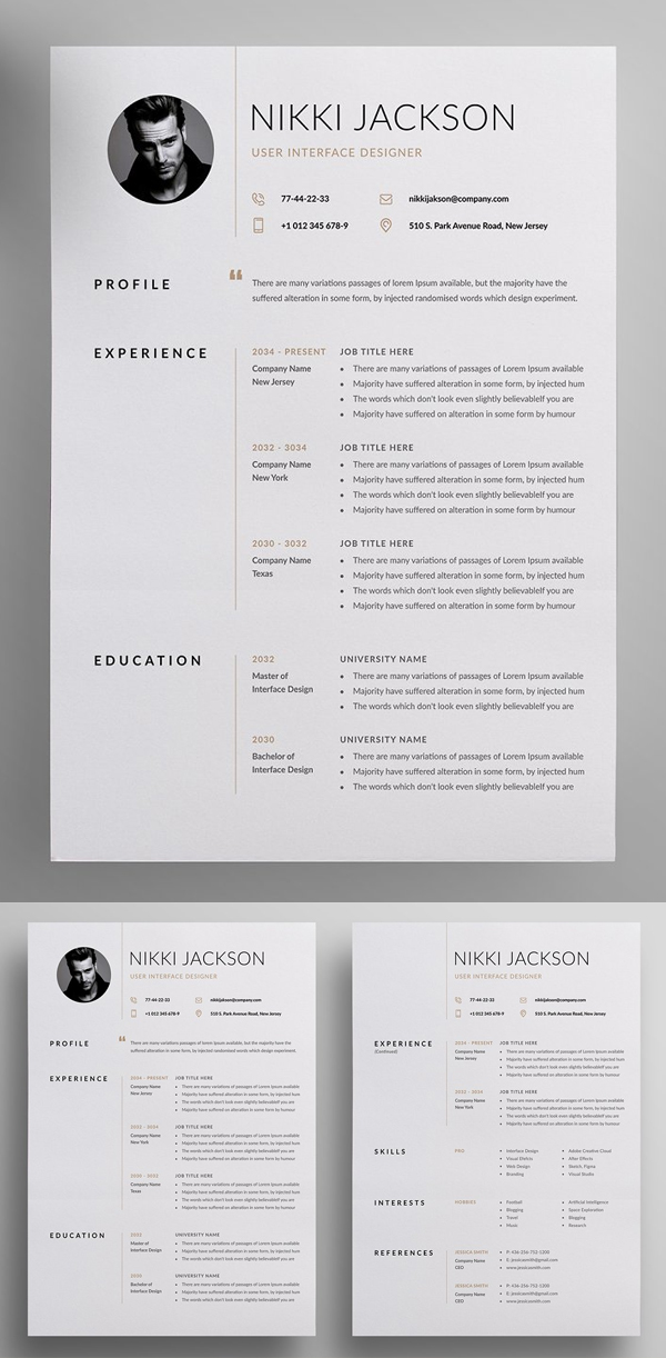 Modern and Professional Resume Template