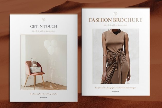 stack brochure fashion