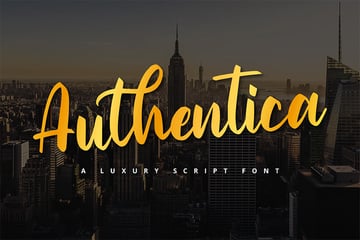 Authentica (Popular Script Fonts)