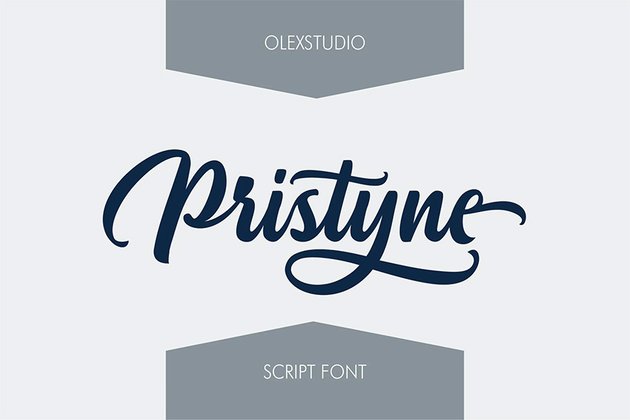 PRISTINE (Most Popular Script Fonts)