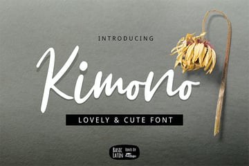 Kimono (Popular Script Fonts) 