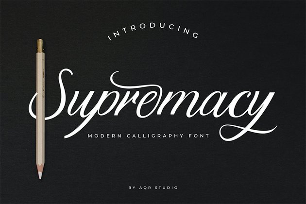 Supremacy (Popular Handwritten Script Fonts)