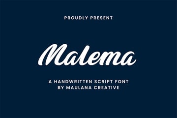 Malema (Most Popular Script Fonts)