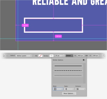 rectangle outline