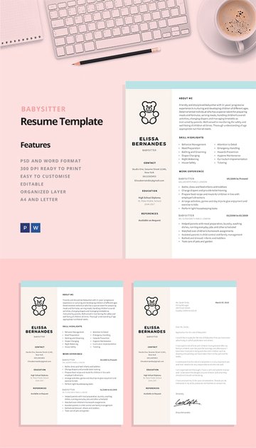 babysitter resume template