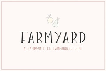 Farmyard Font