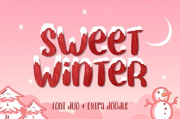 Sweet Winter Snow Font