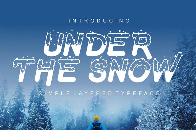 Under The Snow Font