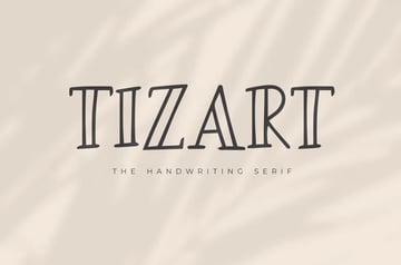 Tizard Handwriting Serif Font